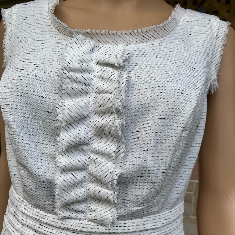 The Limited Tweed Ruffle Sheath‎ Dress - Picture 3 of 12